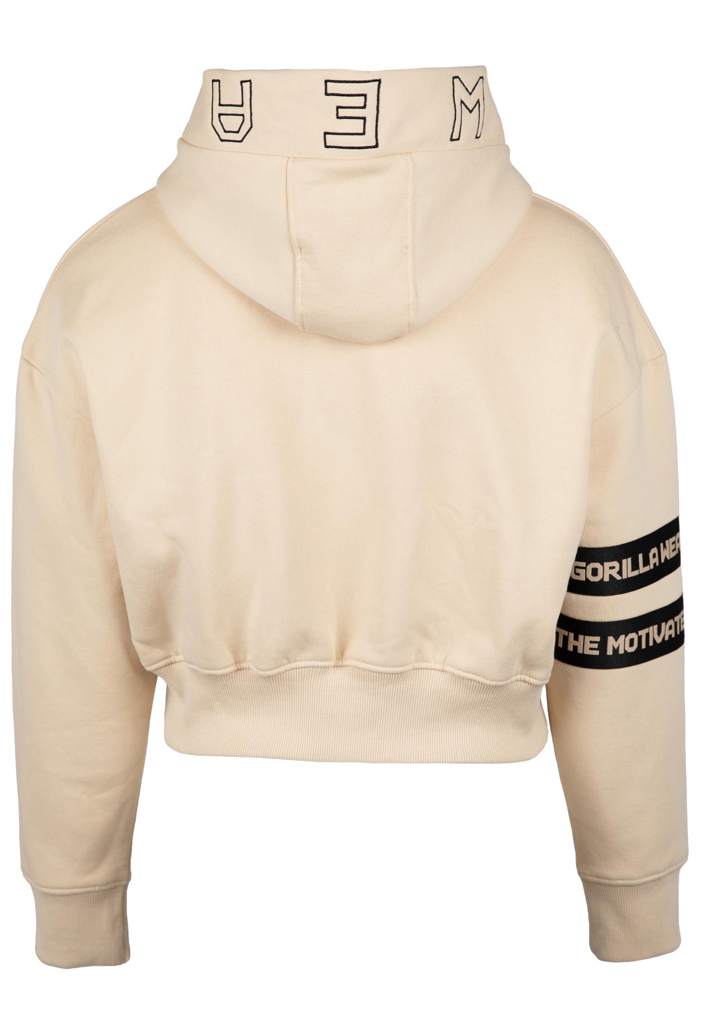 Gorilla Wear Tracey Cropped Hoodie, beige