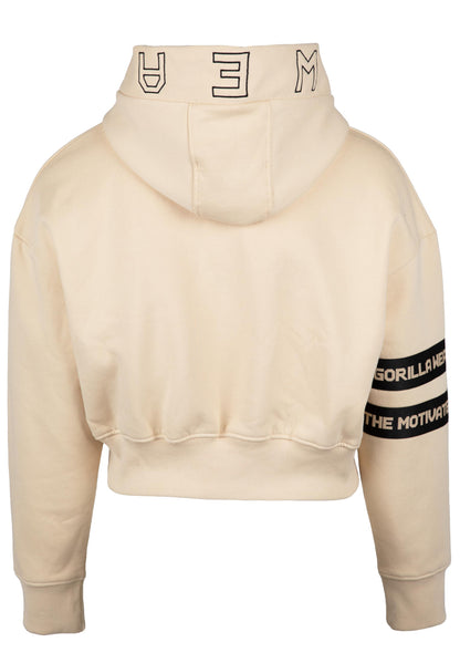 Gorilla Wear Tracey Cropped Hoodie, beige