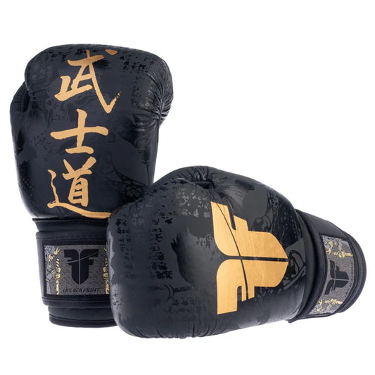 Fighter Samurai Boxningshandskar - svarta/guld