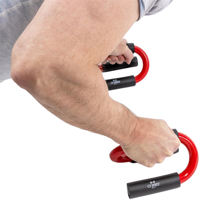 C.P. Sports: Push Up Bars Premium (par), svart/röd