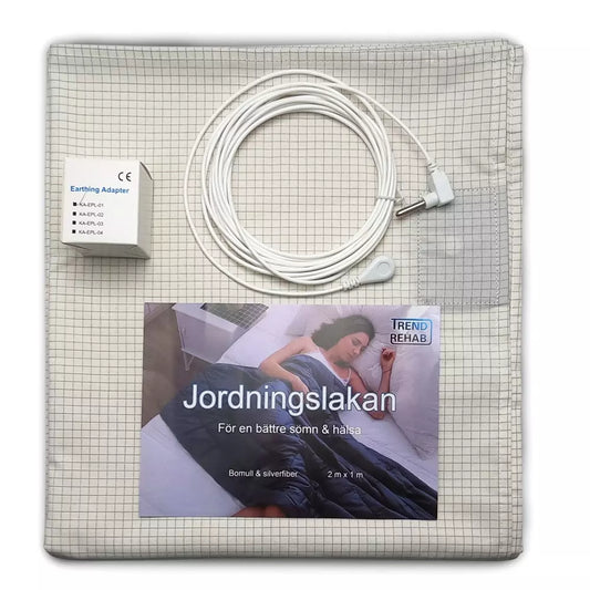 TrendRehab - Jordningslakan med silvertrådar 100 x 200 cm