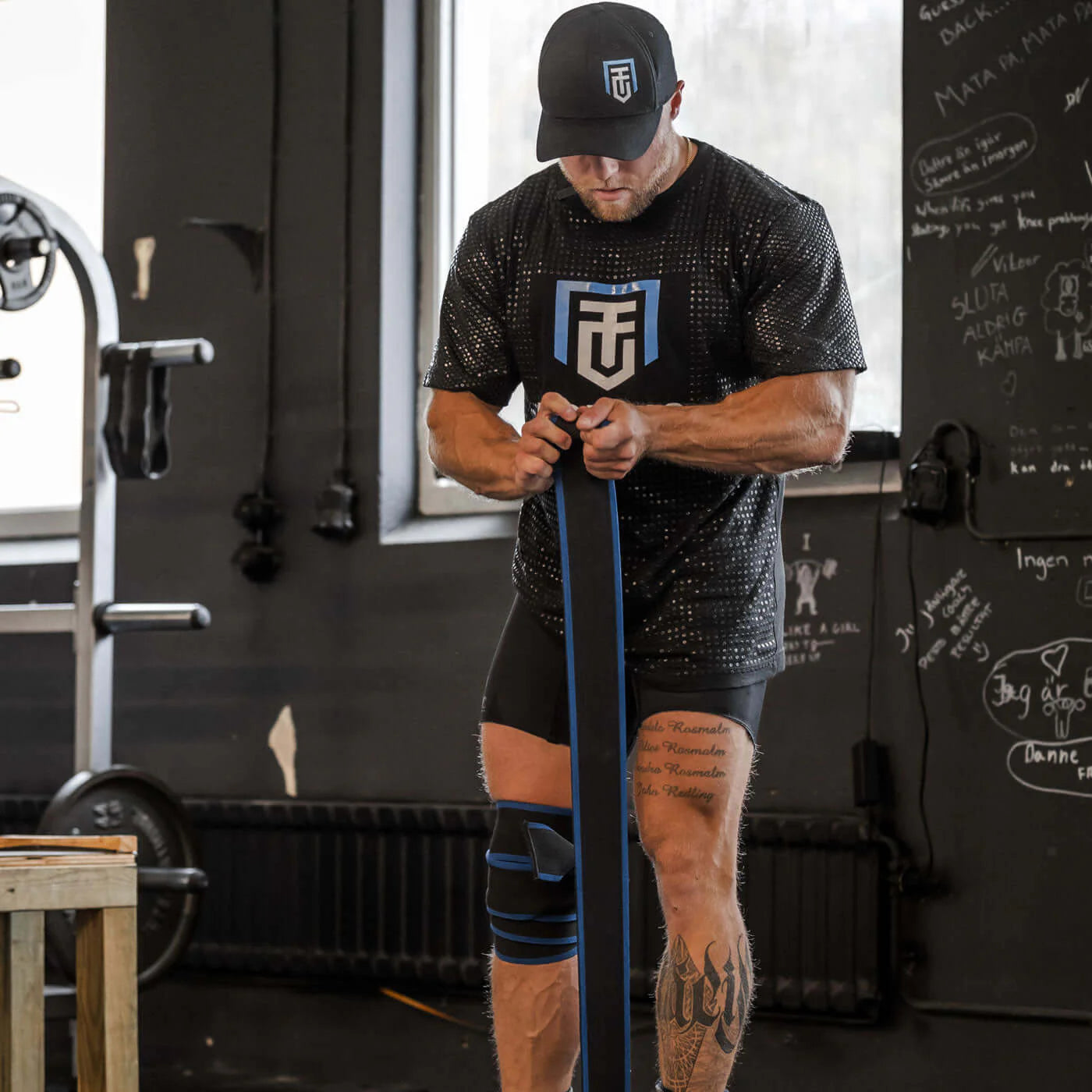 Nordic Training Gear Knee Wraps- Blå 3M