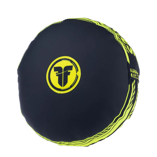 Fighter Round Shield Power Series - svart/gul