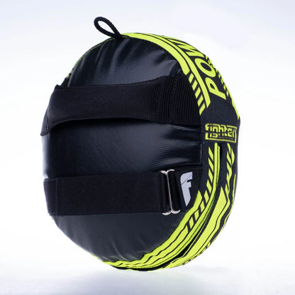 Fighter Round Shield Power Series - svart/gul