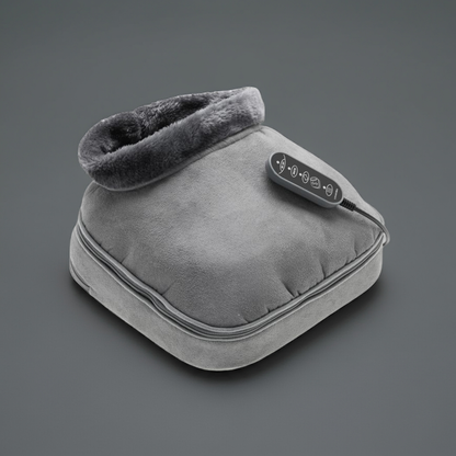 2 i 1 fotvärmare och fotmassage Shiatsu Comfort