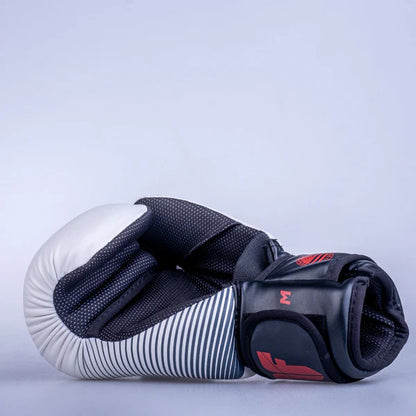 Fighter-handskar med öppna händer , vita/svarta