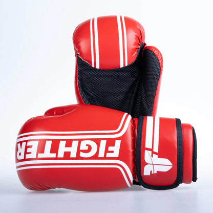 Fighter Open Gloves Randig SGP-utgåva - röd