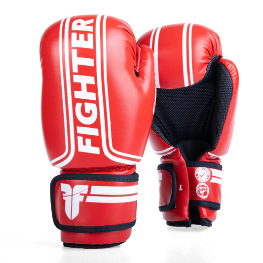 Fighter Open Gloves Randig SGP-utgåva - röd