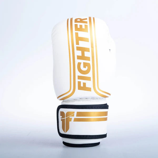Fighter Open Gloves Randig - SGP-utgåva - vit/guld