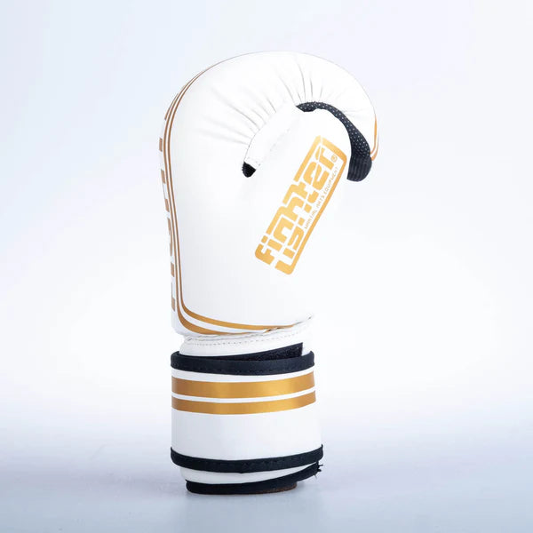 Fighter Open Gloves Randig - SGP-utgåva - vit/guld