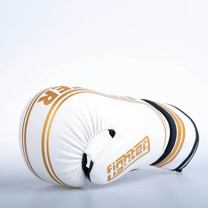 Fighter Open Gloves Randig - SGP-utgåva - vit/guld