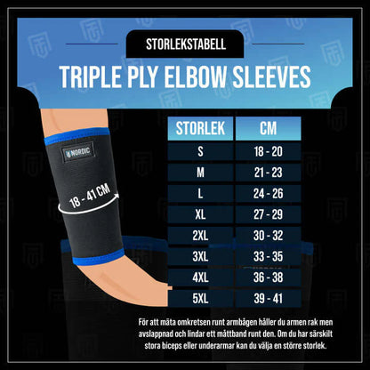 Nordic Training Gear Triple Ply Elbow Sleeves