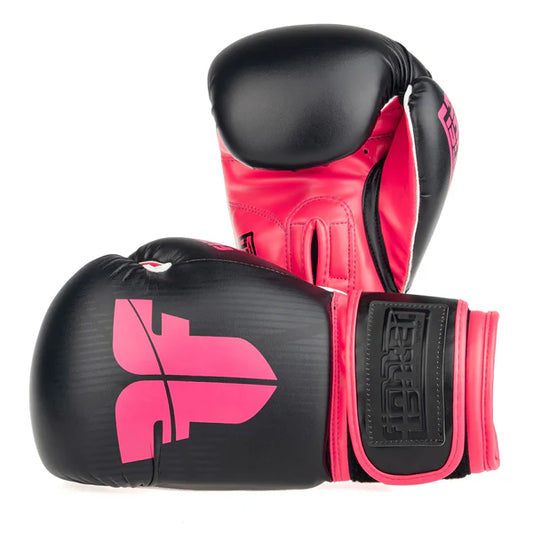 Fighter boxningshandskar SPEED - svart/neonrosa, TH1612PUBKP