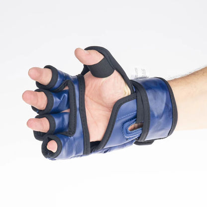 Fighter MMA handskar för tävling - blå kamouflage