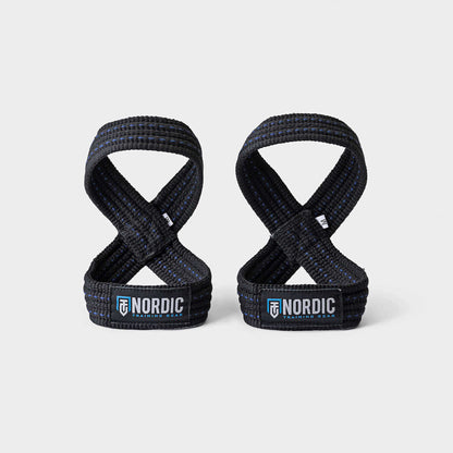 Nordic Training Gear Figure 8 Lifting Straps- blå
