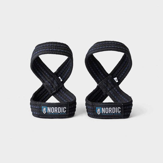 Nordic Training Gear Figure 8 Lifting Straps- blå