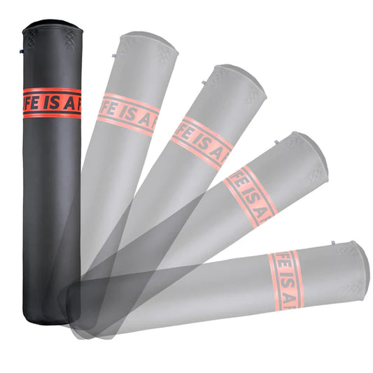 Fighter Professionell Boxningssäck GROUND & POUND - 150cm, svart