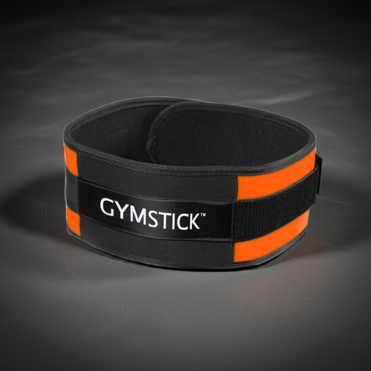 Gymstick Tyngdlyftningsbälte, svart-orange (one-size)