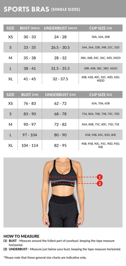 Gorilla Wear-Camilla Zip-Front Sports Bra, blue denim