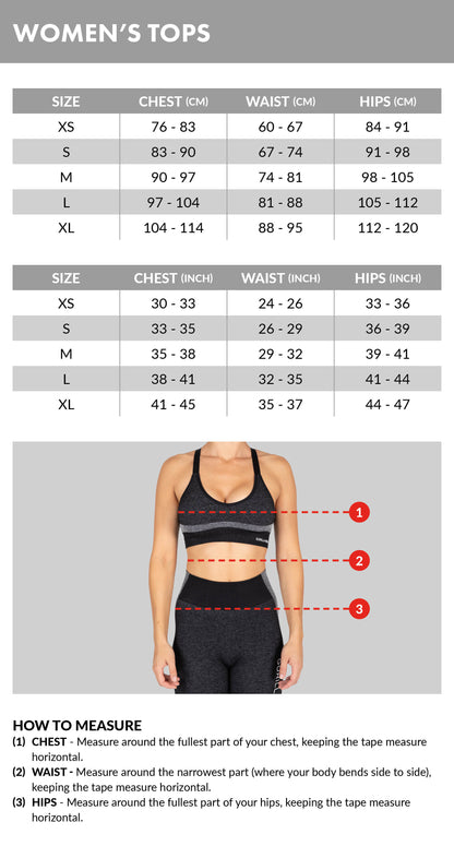 Gorilla Wear- Arizona Sports Bra, Svart