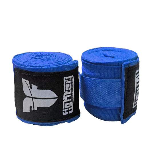 Fighter Semi-Elastiska Handbindor - blå, FHW-3030-04